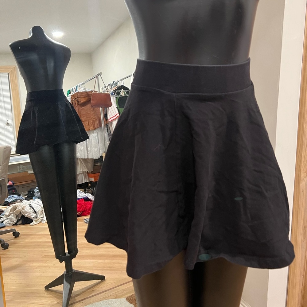 Black Skater Skirt